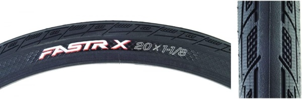 Покрышка BMX 20 x 1 1-8 Tioga Fastr-X сталь