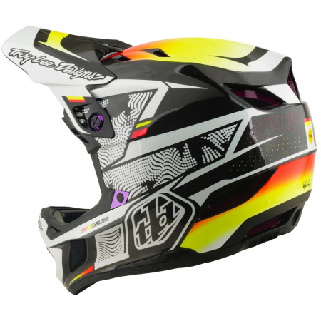 Велошлем Troy Lee Designs D4 CARBON HELMET; LINED UP BLACK MD