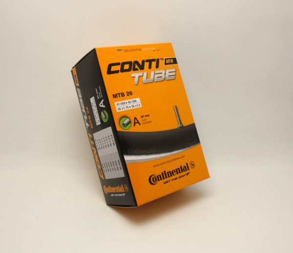 Камера 26x1.75-2.5" Continental MTB 26 авто нип. 40мм (200гр.)