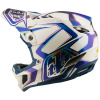 Велошлем Troy Lee Designs D4 COMPOSITE HELMET; FLARED WHITE / INDIGO MD