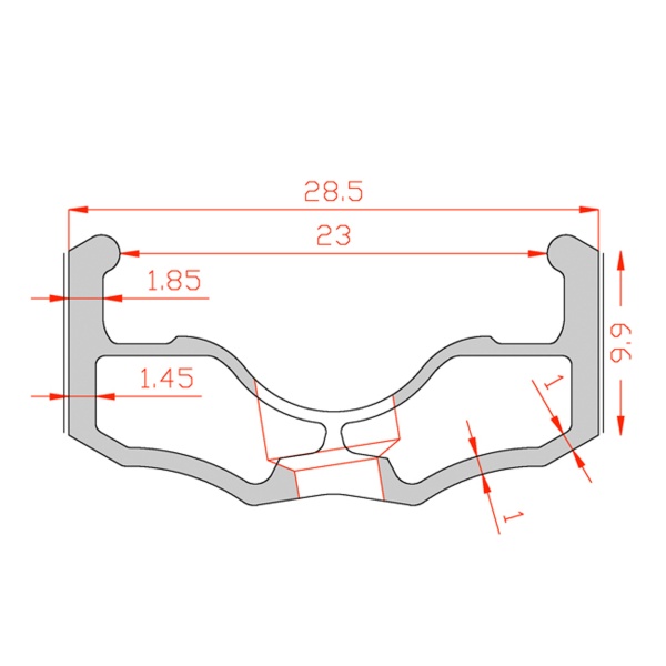 Обод BMX Alienation Malice 20x1.5" 36H