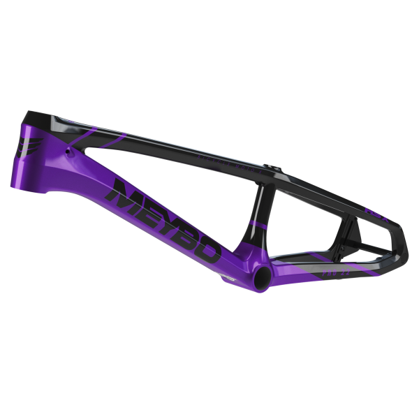 Рама BMX Race карбоновая Meybo HSX Carbon 2025 Bmx Race Frame Pro 23 Black/Purple