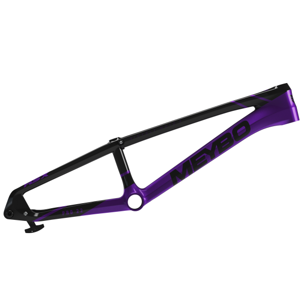 Рама BMX Race карбоновая Meybo HSX Carbon 2025 Bmx Race Frame Pro 23 Black/Purple