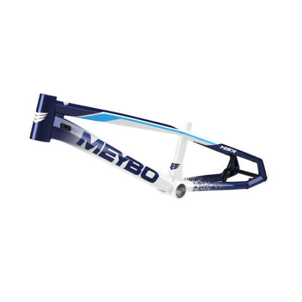 Рама BMX Race Meybo HSX Alloy 2025 Bmx Race Frame Pro 22,5 White/Navy/Blue