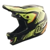 Велошлем Troy Lee Designs D4 POLYACRYLITE HELMET; QUALIFER BLACK / YELLOW LG