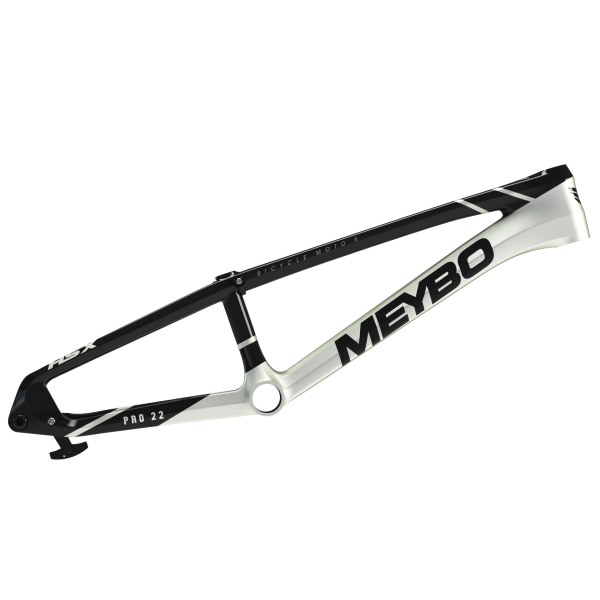 Рама BMX Race карбоновая Meybo HSX Carbon 2025 Bmx Race Frame Expert XL Black/Pearl White