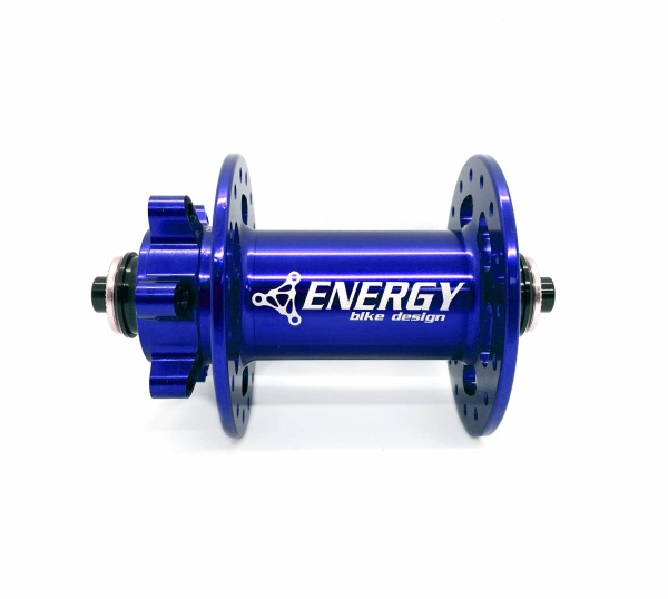 Втулка передняя Energy FH603, 32H, 100х9QR/15mm, синяя