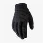 Мотоперчатки женские 100% Brisker Womens Glove Black/Grey M