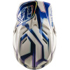 Велошлем Troy Lee Designs D4 COMPOSITE HELMET; FLARED WHITE / INDIGO MD