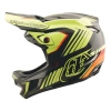 Велошлем Troy Lee Designs D4 POLYACRYLITE HELMET; QUALIFER BLACK / YELLOW LG