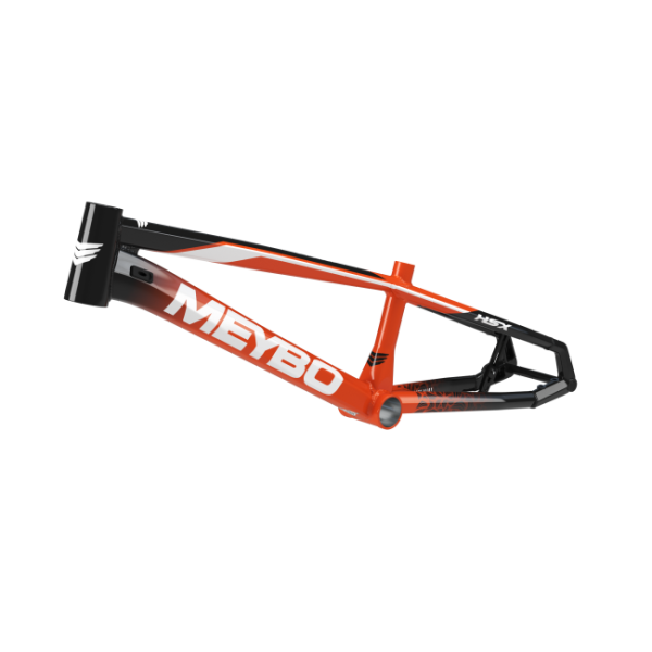 Рама BMX Race Meybo HSX Alloy 2025 Bmx Race Frame Pro 22,5 Orange/Black/White