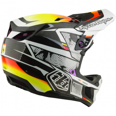 Велошлем Troy Lee Designs D4 CARBON HELMET; LINED UP BLACK MD
