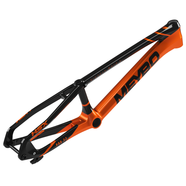 Рама BMX Race карбоновая Meybo HSX Carbon 2025 Bmx Race Frame Pro 22,5 Black/Orange