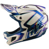 Велошлем Troy Lee Designs D4 COMPOSITE HELMET; FLARED WHITE / INDIGO MD