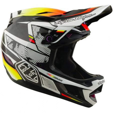 Велошлем Troy Lee Designs D4 CARBON HELMET; LINED UP BLACK MD
