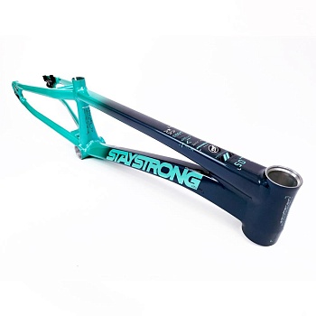 Рама BMX-race StayStrong V5 2024 Disc Charcoal-Mint PRO XXXXL