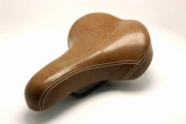 Седло комфортное Vinca Sport Vintage, 250*175мм, коричневое