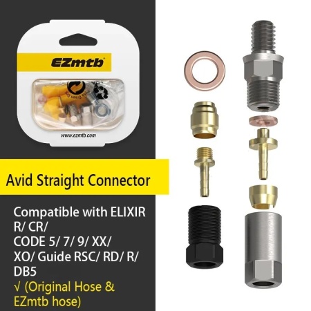 Ремкомплект гидролинии EZmtb для тормозов Avid Straight connector