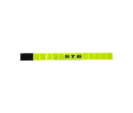 Светоотражатель STG 43444-Y мягкий браслет на липучке.