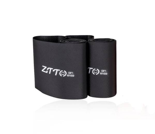 Ободная лента для колёс велосипеда ZTTO 26"x80mm, для фэтбайков, черная 2 шт