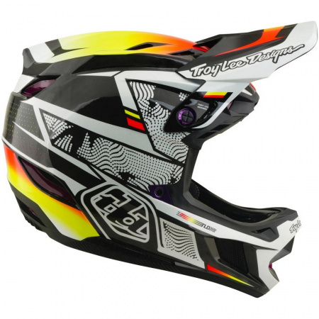 Велошлем Troy Lee Designs D4 CARBON HELMET; LINED UP BLACK MD