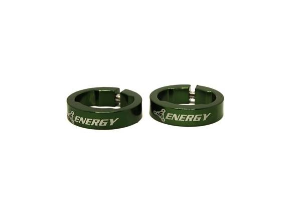 Кольца грипс Energy Lock On, 4 шт, темно-зеленые