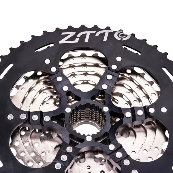 Кассета ZTTO 12 скоростей, 10-50T MicroSpline black-silver