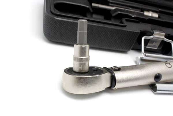 Ключ динамометрический Bikehand YC-617-2S для головок 1/4" с насадками 3/4/5/6/8/10mm и T25